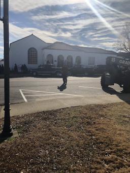 Wilkerson Funeral Home building in De Queen, Arkansas