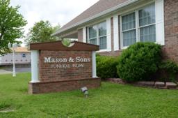 Mason & Sons Funeral Home building in Madisonville, Kentucky