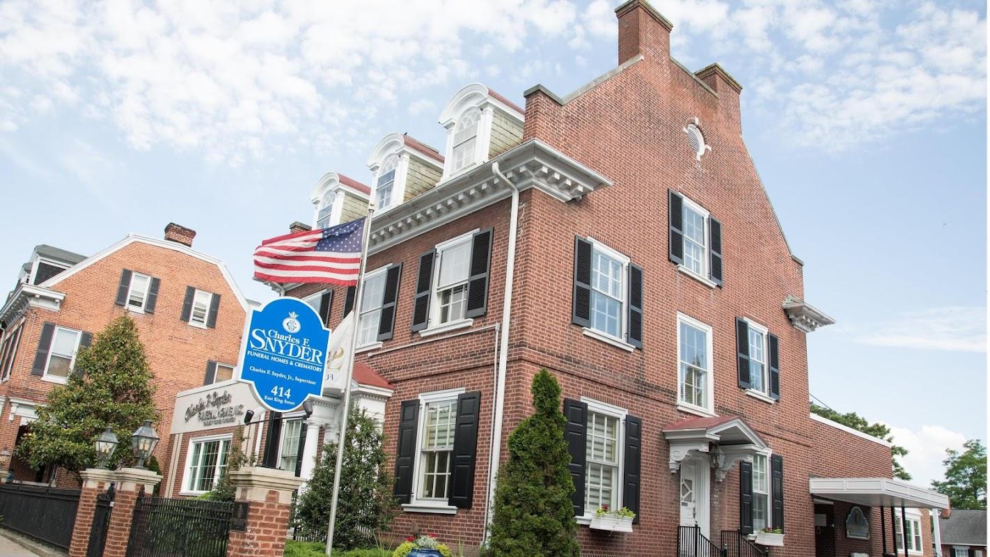 Charles F Snyder Funeral Home in Lancaster Pennsylvania