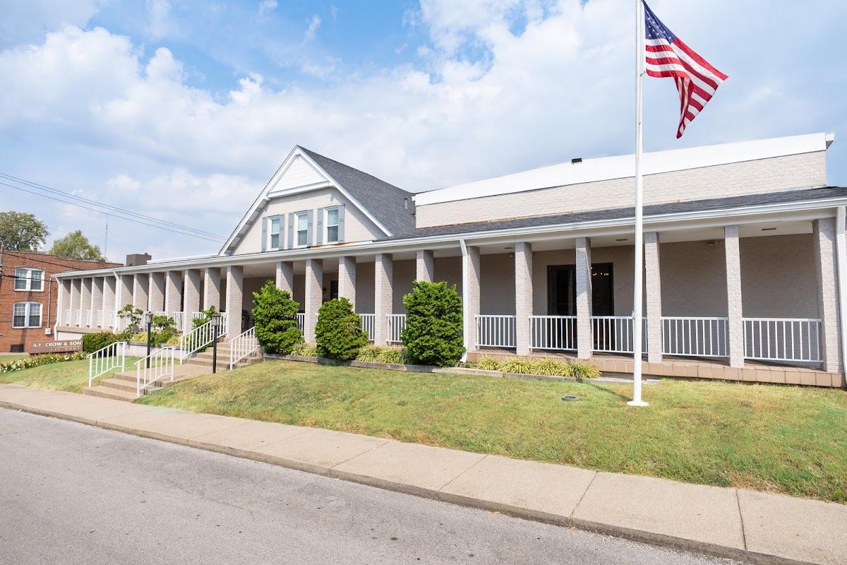A F Crow & Son Funeral Home building in Glasgow, Kentucky