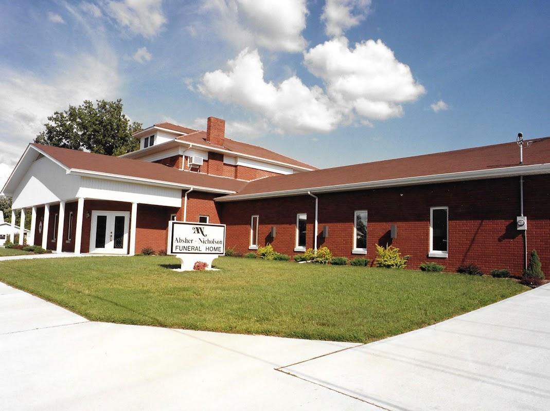 Absher-Nicholson Funeral Home building in Carrier Mills, Illinois
