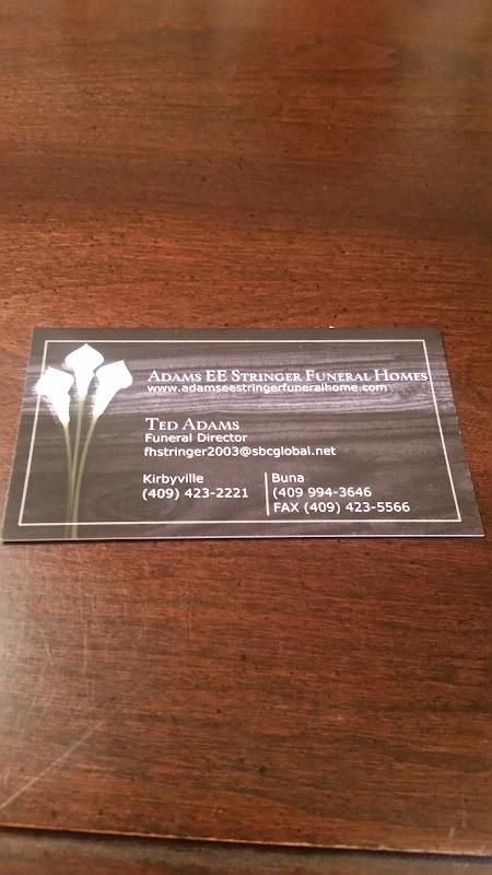 Adams-E.E. Stringer Funeral Home in Kirbyville Texas