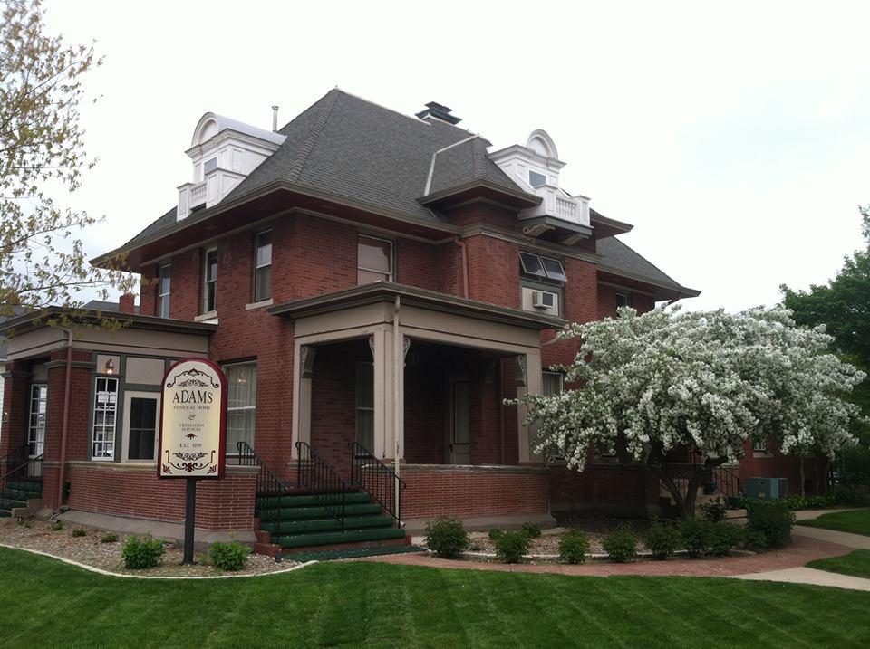 Adams Funeral Home & Cremation Services in Ames Iowa