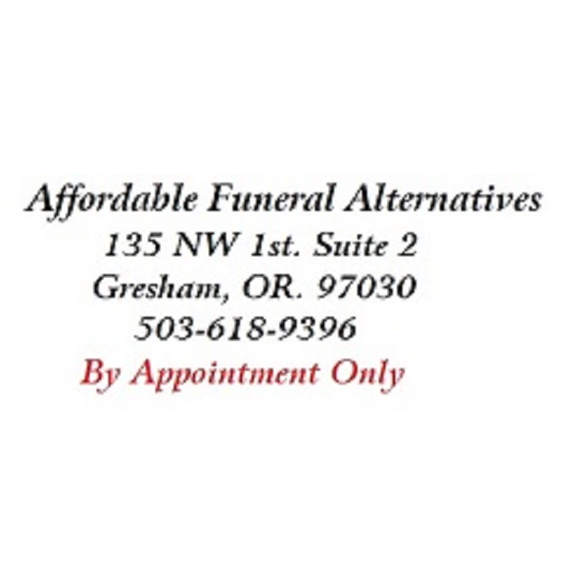 Affordable Funeral Alternatives in Gresham Oregon