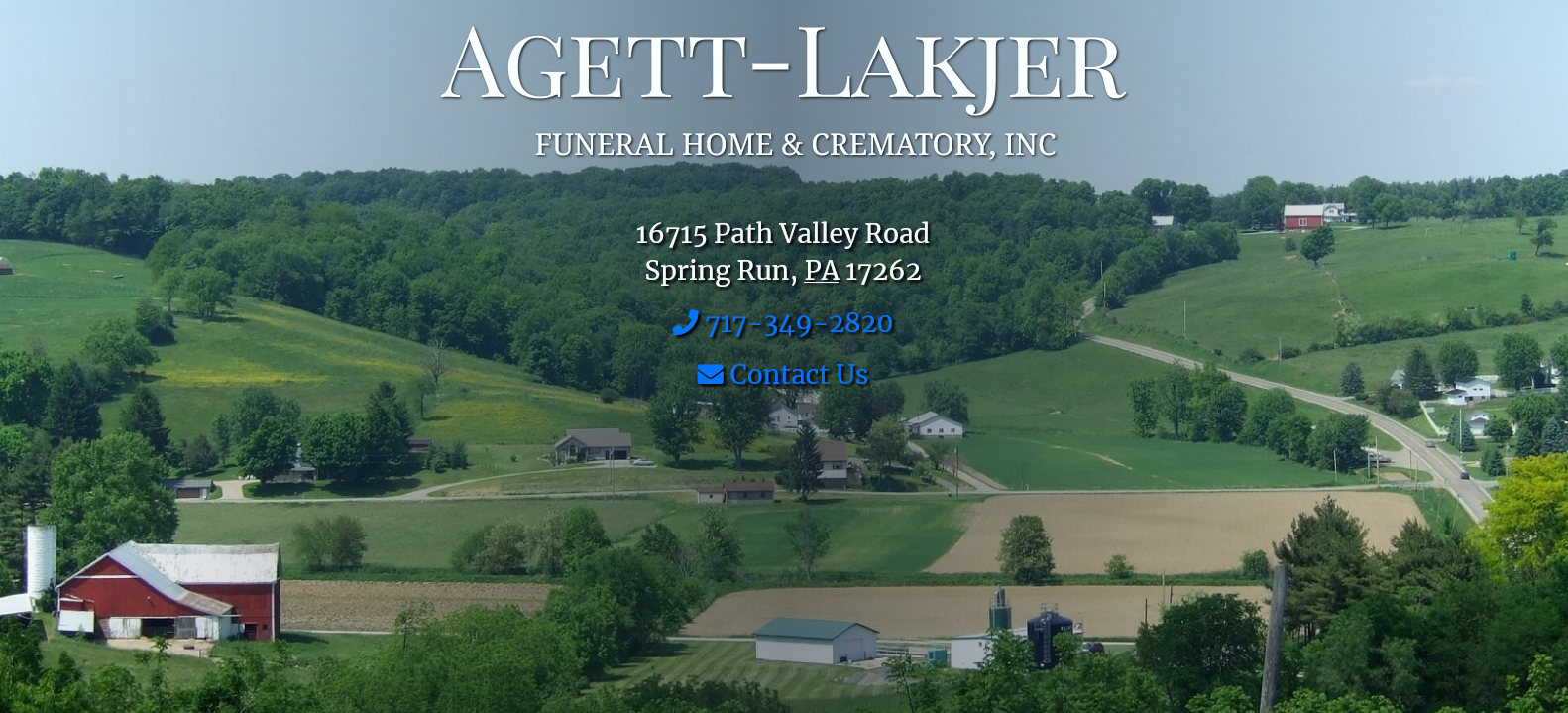 Agett-Geisel Funeral Home in Dry Run Pennsylvania