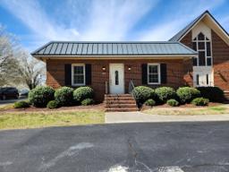 Albright Funeral Home building in Apex, North Carolina