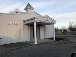 Allen & Miller Funeral Homes building in Fillmore, Illinois