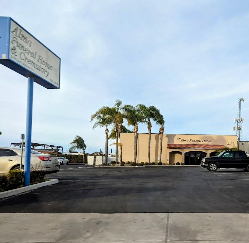 Alma Funeral Home & Crematory building in Bakersfield, California