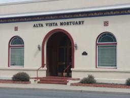 Alta Vista Mortuary building in Salinas, California