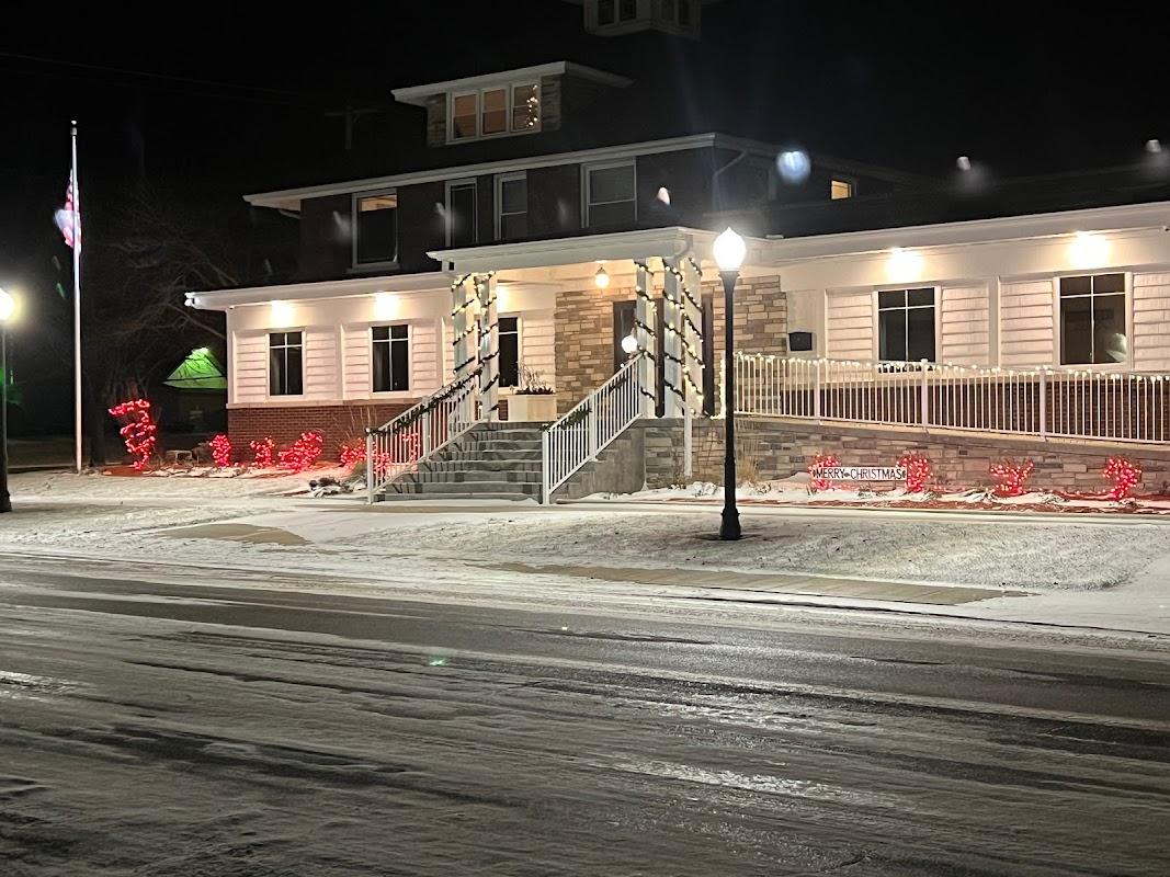 Anderson Funeral Home building in Hoopeston, Illinois