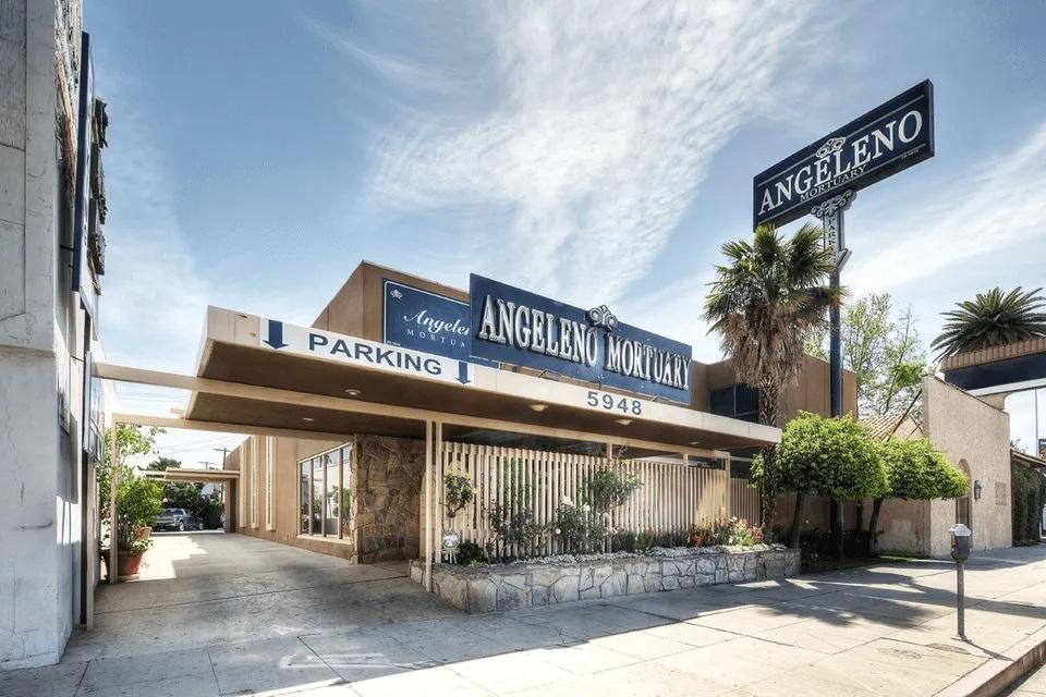 Angeleno Mortuary building in Van Nuys, California