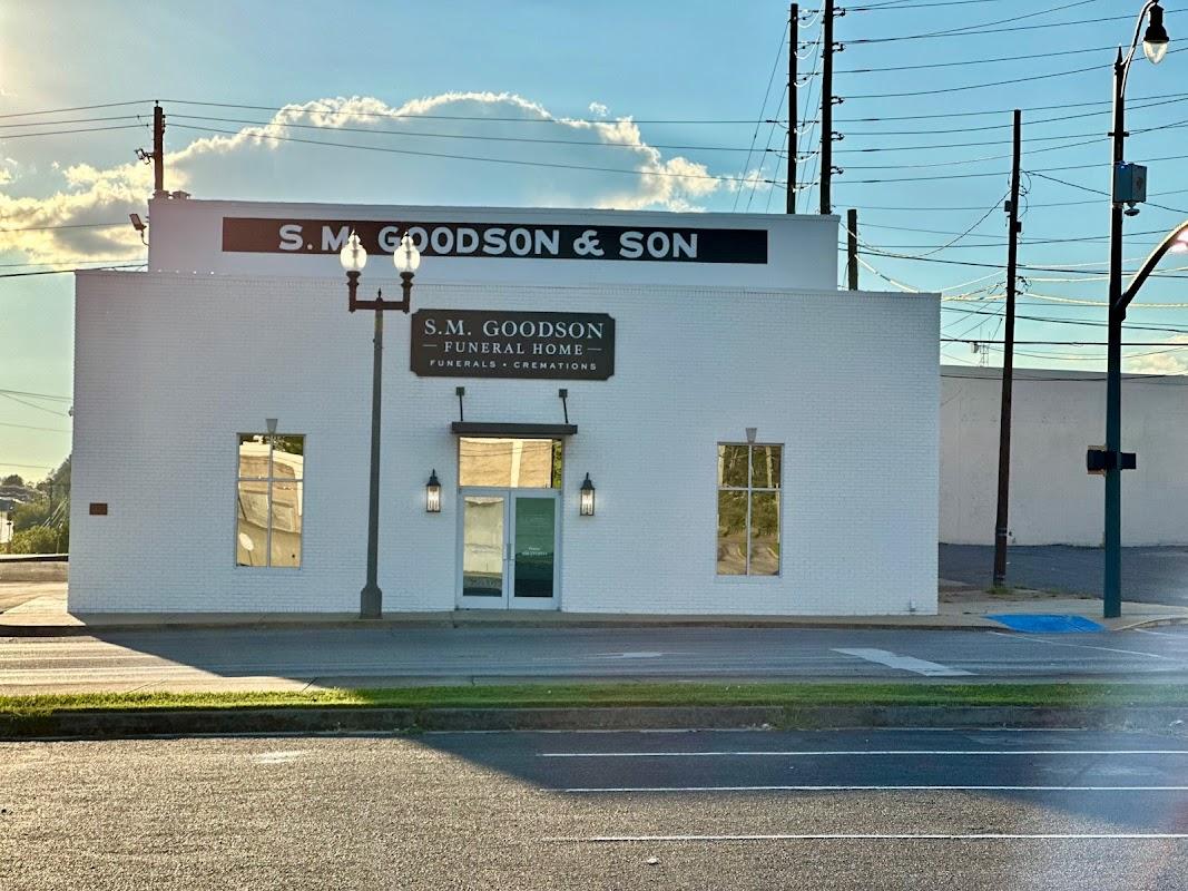 Goodson Funeral Home building in Anniston, Alabama