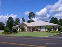Johnson-Quimby Funeral Home building in Atmore, Alabama