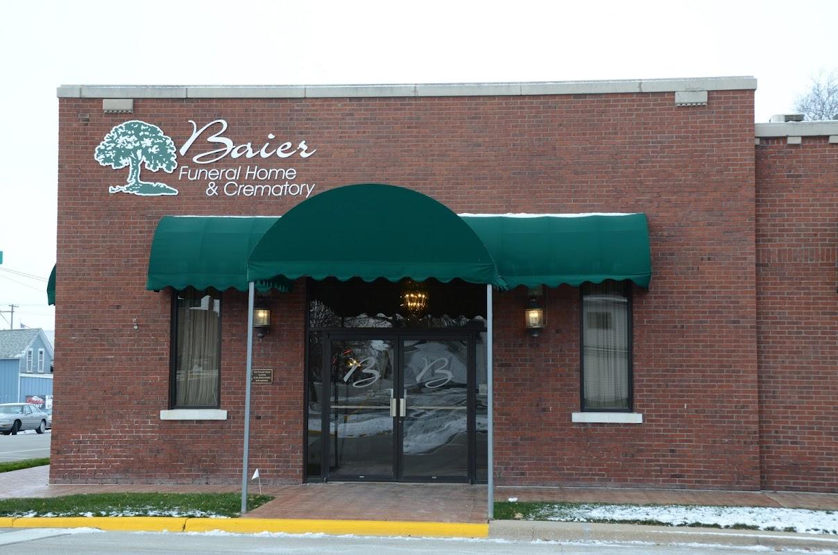 Baier Funeral Home building in Watseka, Illinois
