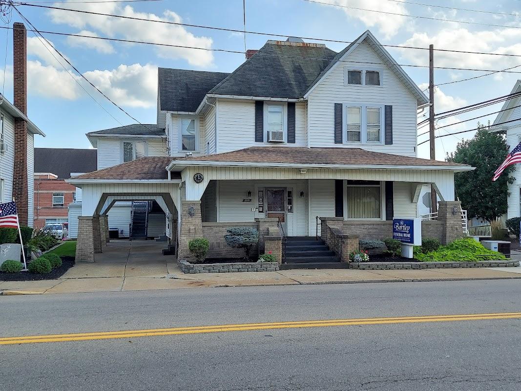 Bartley Funeral Home building in Minerva, Ohio