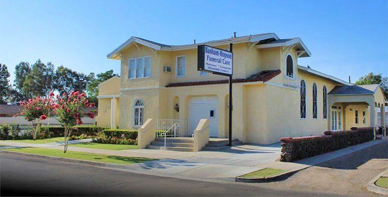 Basham-Hopson Funeral Care building in Bakersfield, California