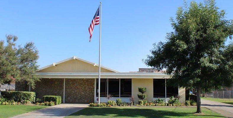 Basham-Lamont Funeral Care building in Lamont, California