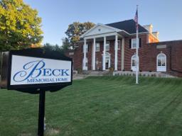 Beck Memorial Home building in Bloomington, Illinois