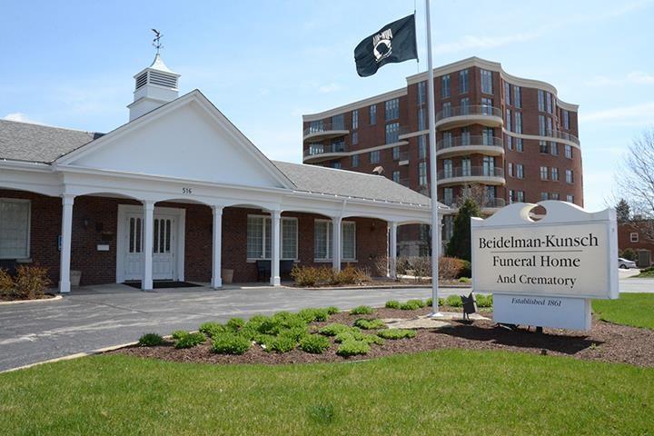 Beidelman-Kunsch Funeral Home building in Naperville, Illinois