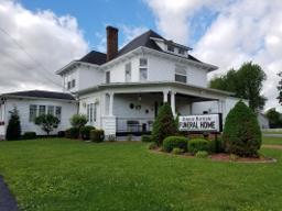 Bennett-Bertram Funeral Home building in Hodgenville, Kentucky