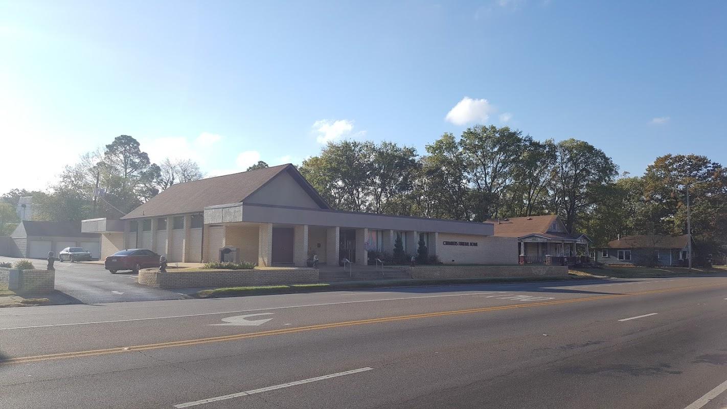 Chambers Funeral Home building in Bessemer, Alabama