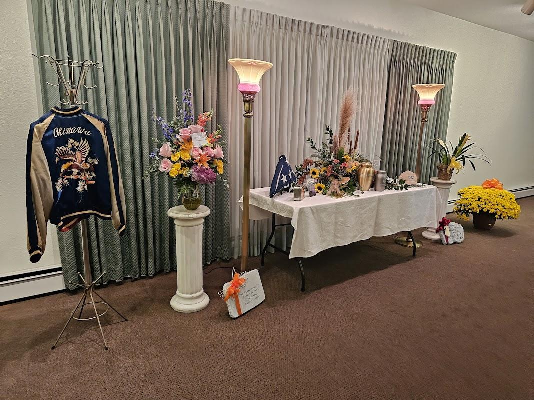 Blue Funeral Homes building in Marion, Illinois