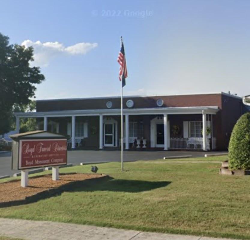 Boyd Funeral Directors building in Salem, Kentucky