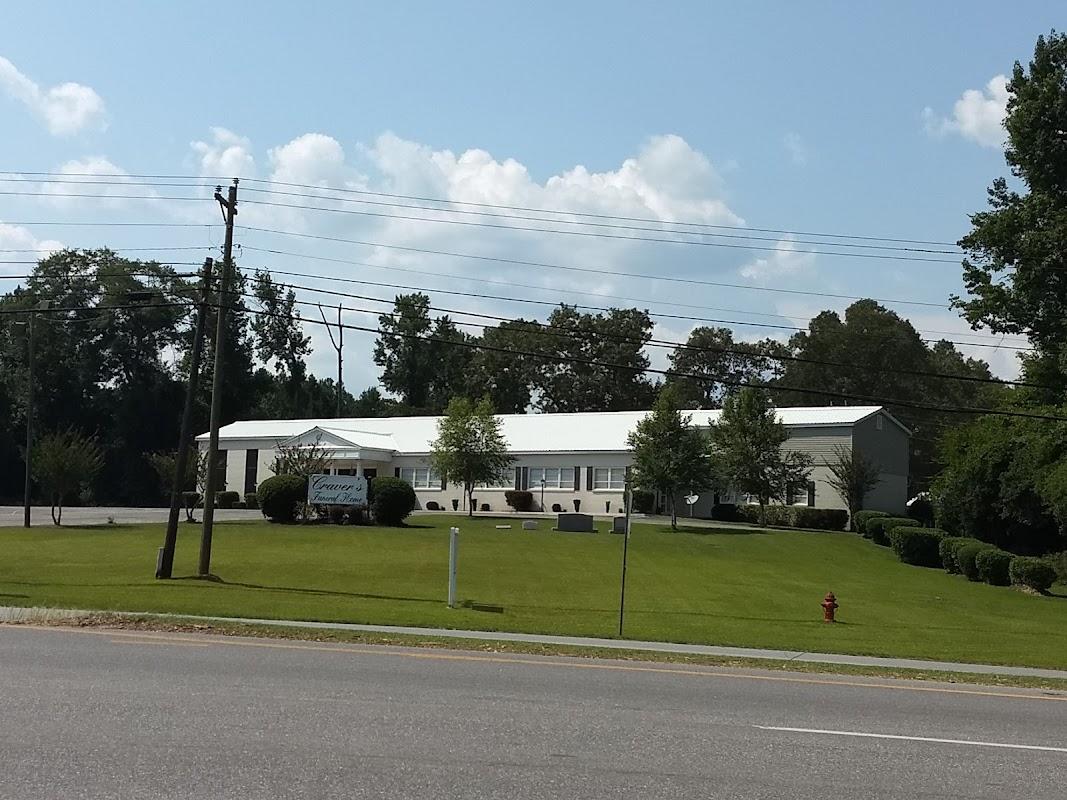 Cravers Funeral Home building in Brewton, Alabama