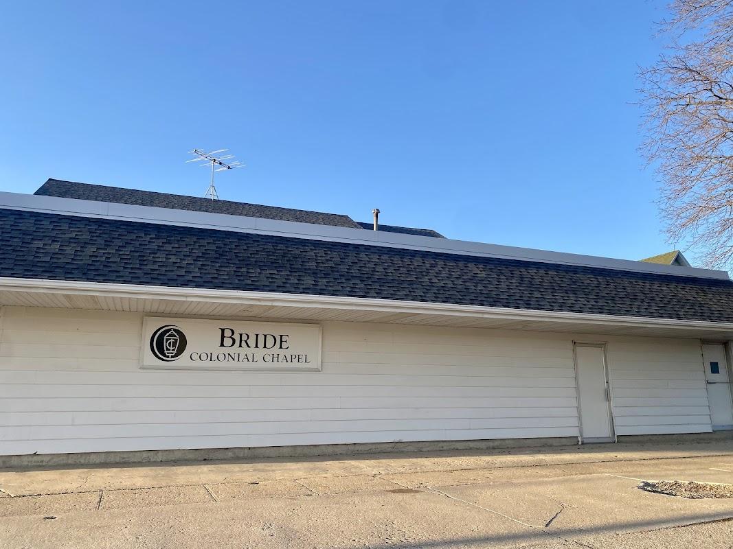 Bride Colonial Chapel in Manly Iowa