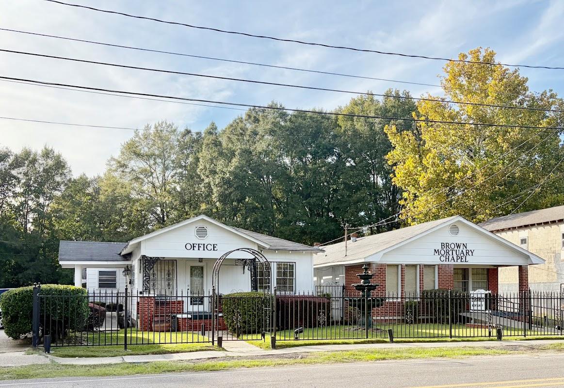 Brown Mortuary building in Laurel, Mississippi