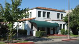 Brusie Funeral Home building in Chico, California