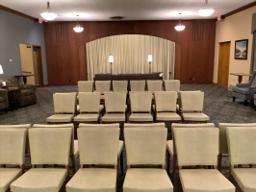 Burkhead-Green Funeral Home building in Charlotte, Michigan