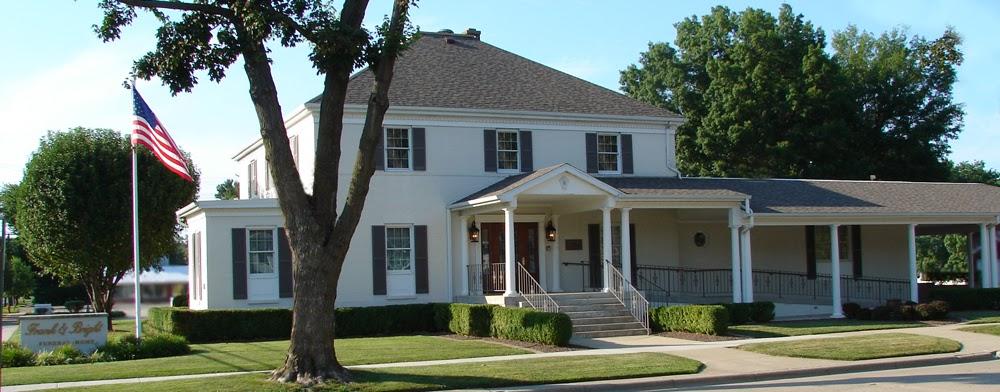 Byrd & Kohn Funeral Home building in Flora, Illinois