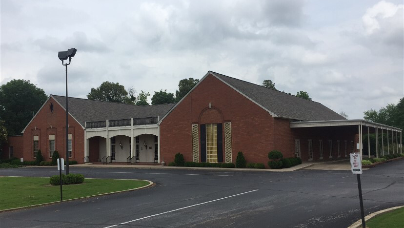Byrn Funeral Home building in Mayfield, Kentucky