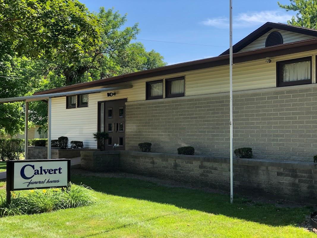 Calvert Funeral Home building in Argenta, Illinois