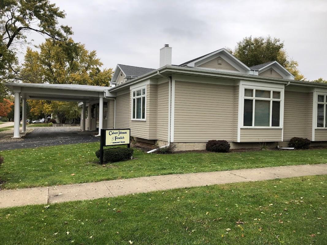 Calvert Johnson & Froelich Funeral Home building in El Paso, Illinois