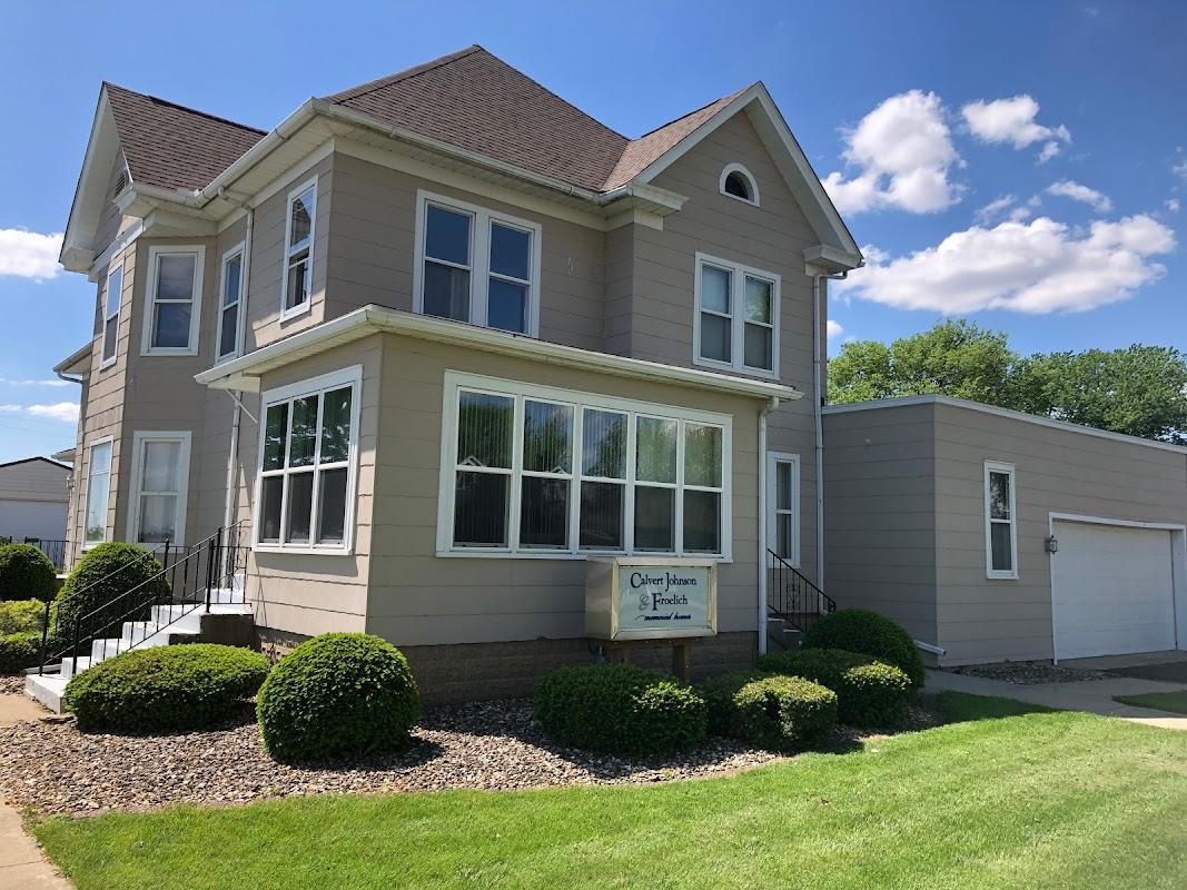 Calvert Johnson & Froelich Memorial Home building in Flanagan, Illinois