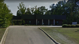 Dunklin & Daniels Funeral Home building in Camden, Alabama