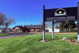 Cano Funeral Home building in Stockton, California