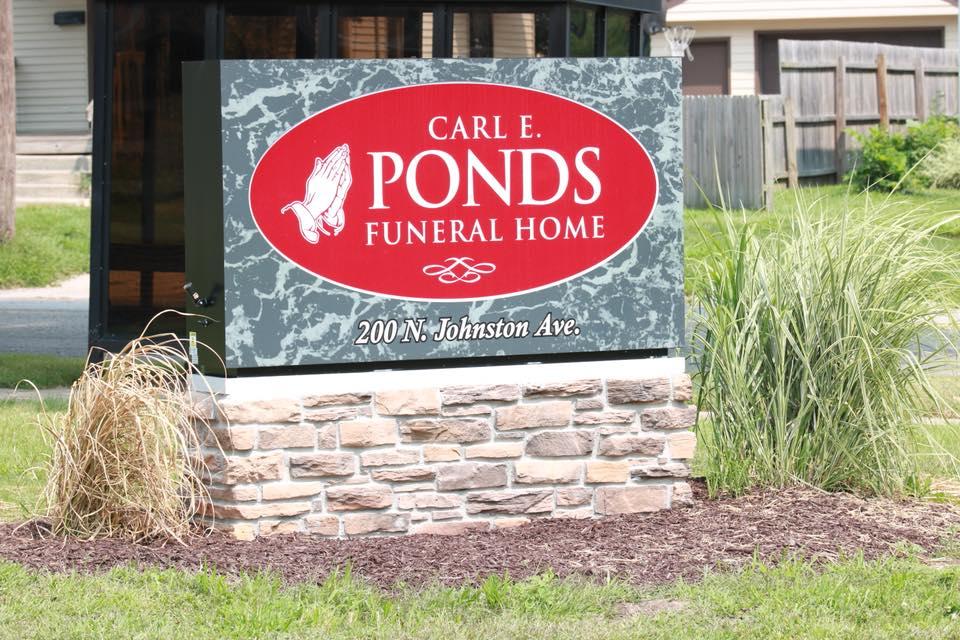 Carl E. Ponds Funeral Home building in Rockford, Illinois