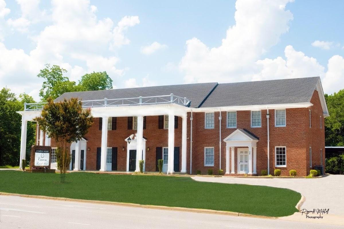 Carrons Funeral Home building in Wilson, North Carolina