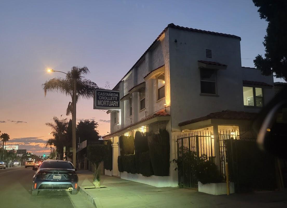 Castaneda-Crollett Mortuary building in Los Angeles, California