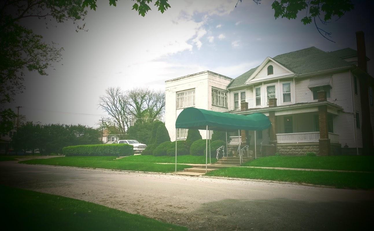 Caudill-King Funeral Home building in Charleston, Illinois