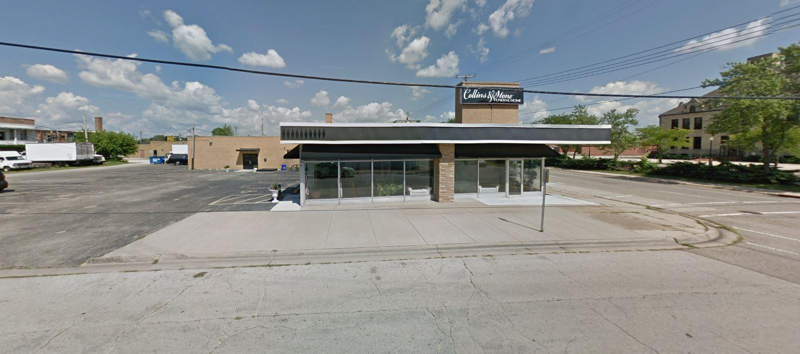 Collins & Stone Funeral Home building in Rockford, Illinois