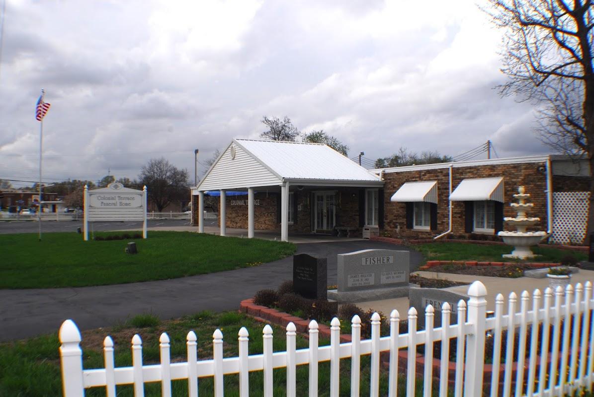 Colonial Terrace Funeral Home & Cremation Services building in Eldorado, Illinois