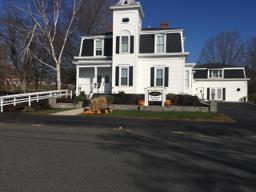 Conte-Giamberardino Funeral Home building in Georgetown, Massachusetts