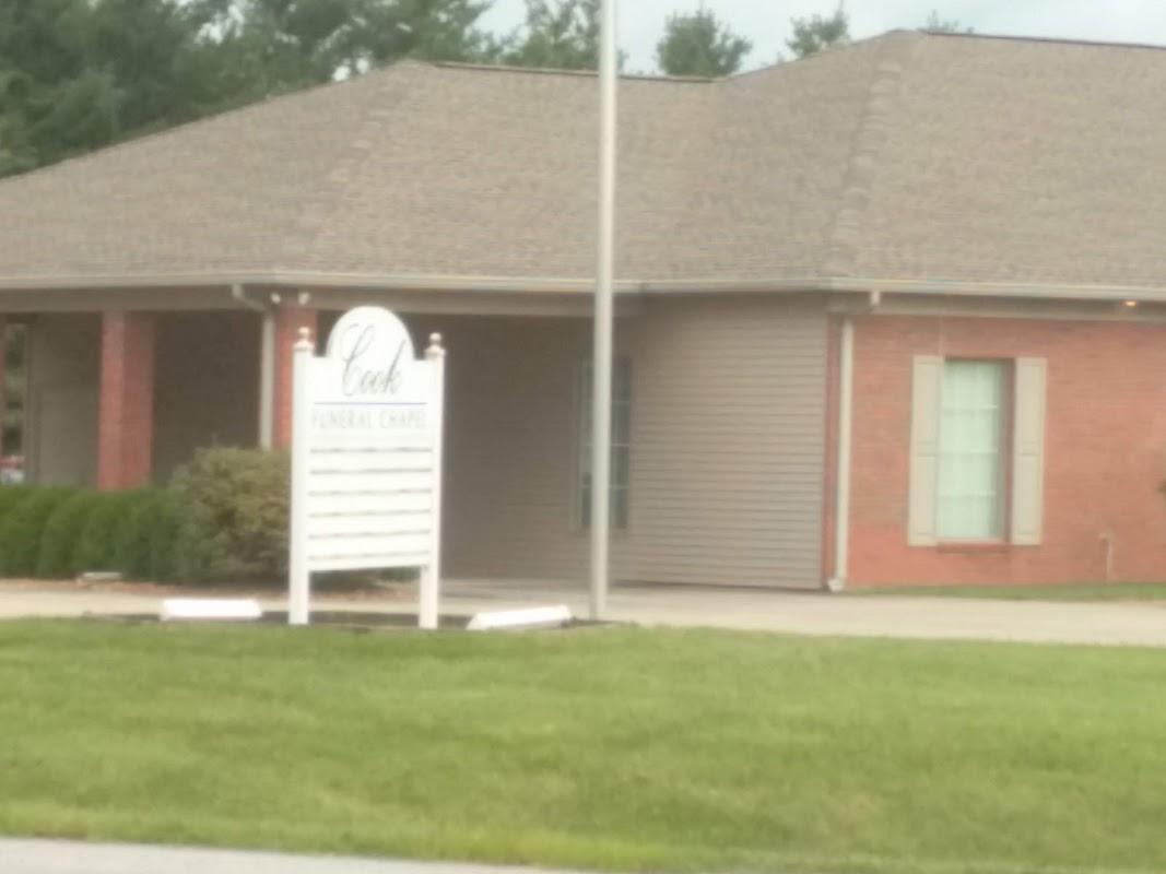 Cook Funeral Chapel building in Carmi, Illinois