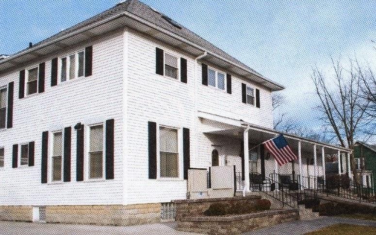 Cotter Funeral Home building in Momence, Illinois
