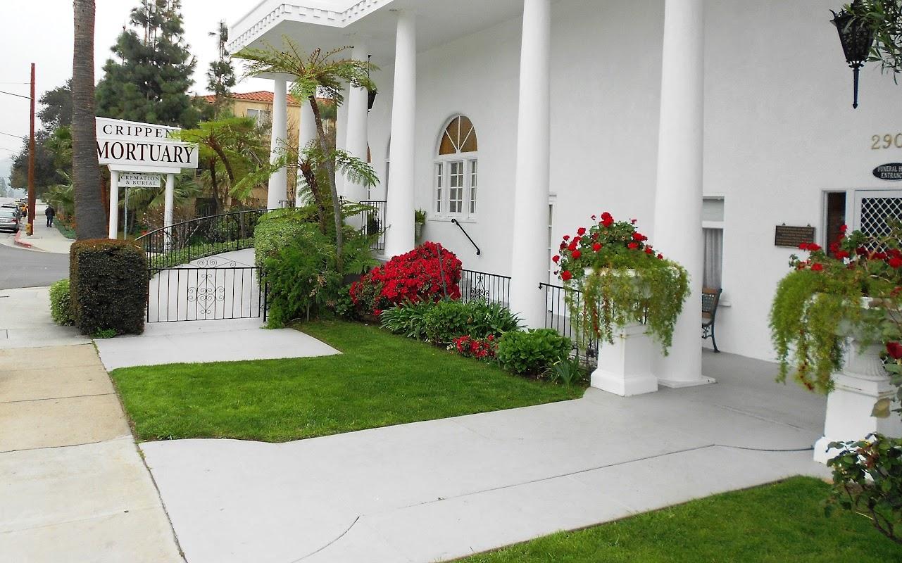 Crippen Mortuary building in La Crescenta, California