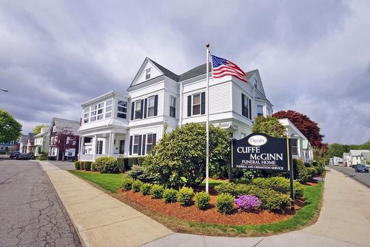 Cuffe-McGinn Funeral Home building in Lynn, Massachusetts
